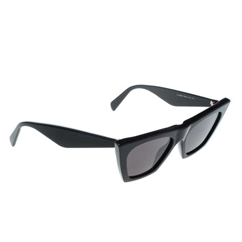 celine cl41468 edge sunglasses black|Celine CL41468 Black Edge Cat Eye Sunglasses .